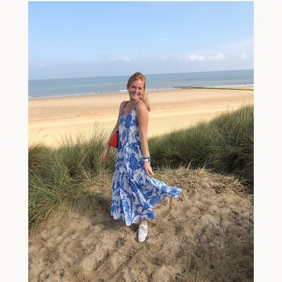 H&M SLEEVELESS LONG DRESS - Picture 2 of 8